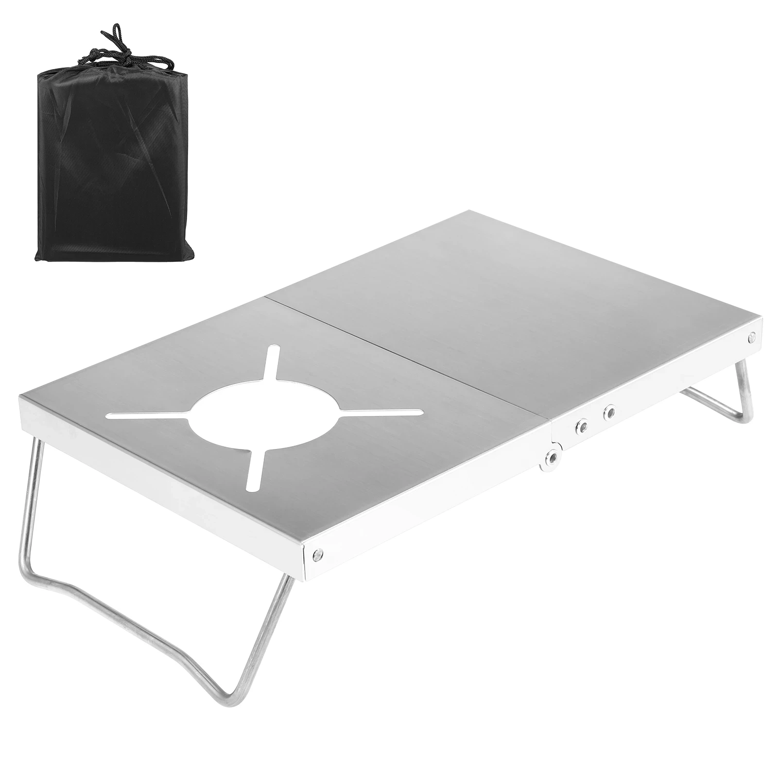 

Folding Stove Table Portable BBQ Grill Folding Picnic Desk