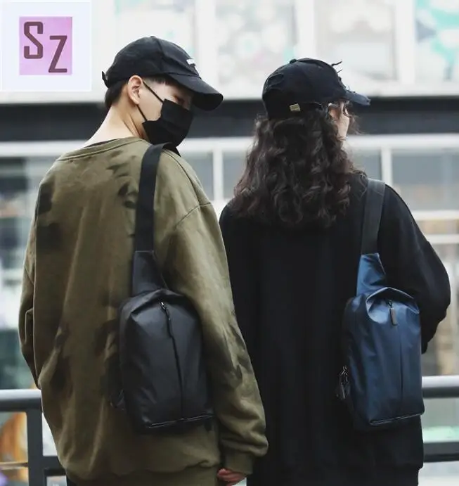 

Brand Leisure Sports PU Leather Chest Bag Sports Waist Bag Shoulder Bag Messenger Bag Chest Waist Bag Fashion Design