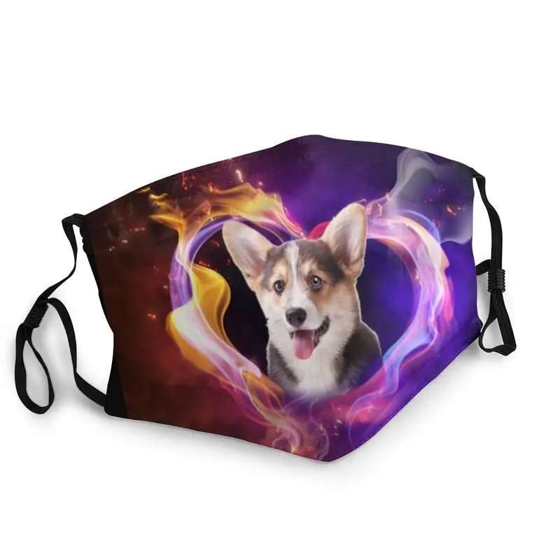 

Pembroke валлийская корги маска для лица Пылезащитная маска для взрослых милая собака маска Защита дышащий респиратор