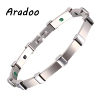 aradoo stainless steel bracelet magnetic bracelet korea mens bracelet metal bracelet holiday gift for bracelet clasp bracelet
