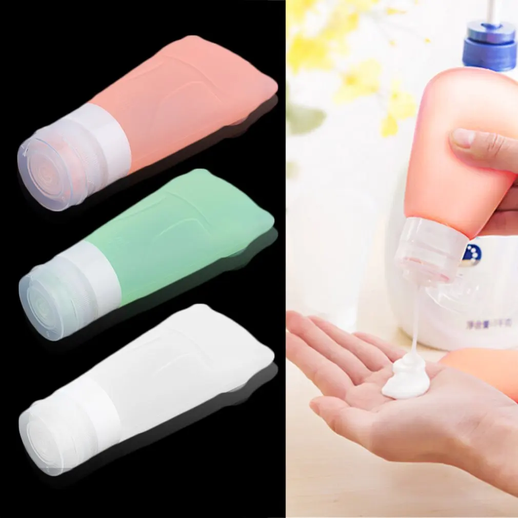 Высококачественные мягкие силиконовые пустые бутылки шампунь контейнеры с