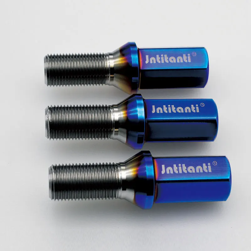 

Rainbow color Gr5 titanium wheel bolt
