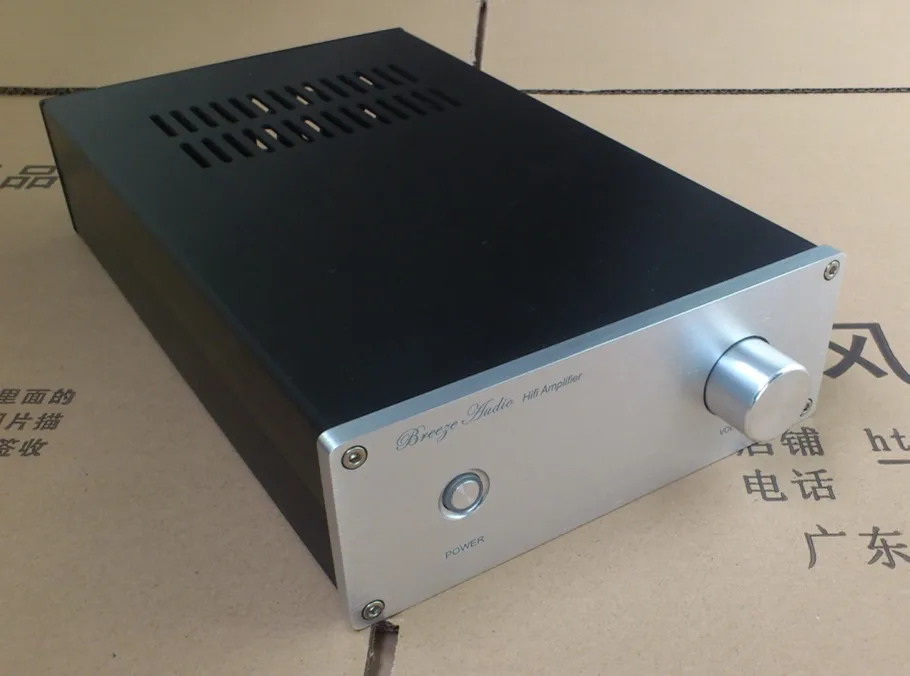 LM3886 TDA7293 серебристо белый полностью алюминиевый Матовый Мощность усилитель