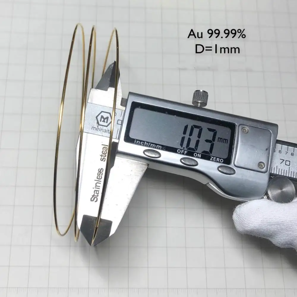 

Gold Au Wire Element Sample D 1mm 99.99% Pure Periodic Table