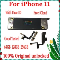 100 original unlocked mainboard for iphone 11 motherboard withno face id free icloud ios logic board with full chipsgood test