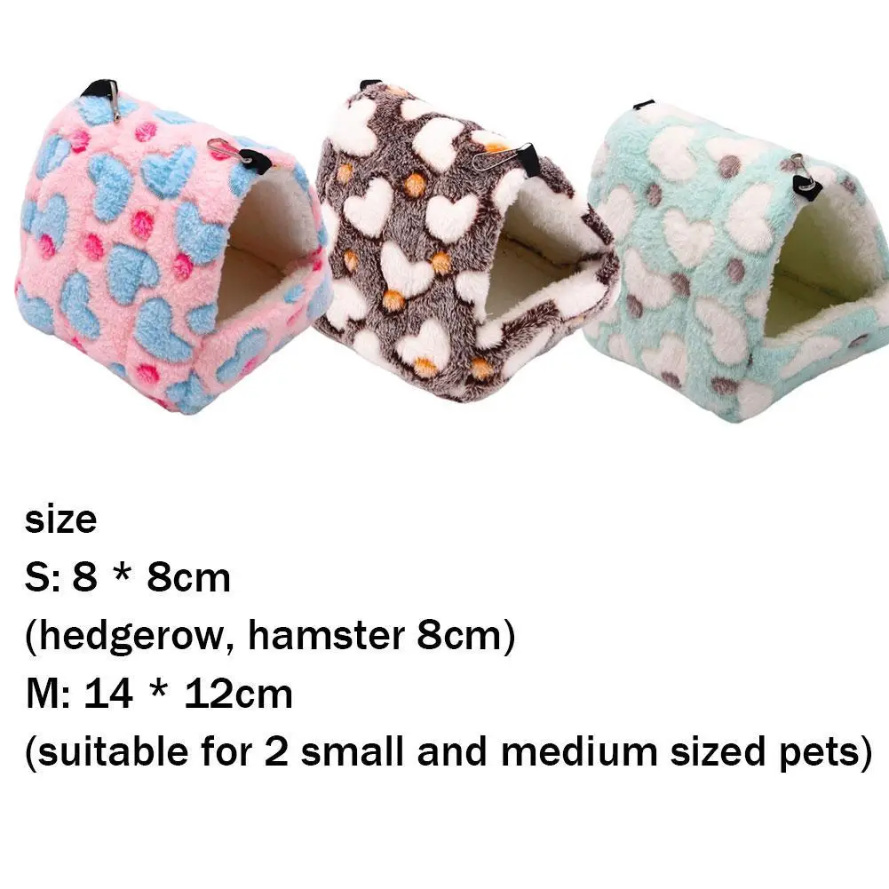 

Hamster Squirrel Warm House Guinea Pig Nest Small Animal Pet Bed Sleeping Bag Soft Dog Kennel Dog Bed Cat House Puppy Pet Bed