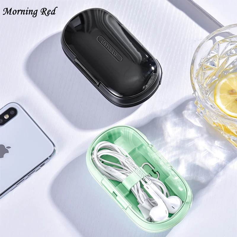 Коробка для хранения наушников линия передачи данных Цифровая Сумка