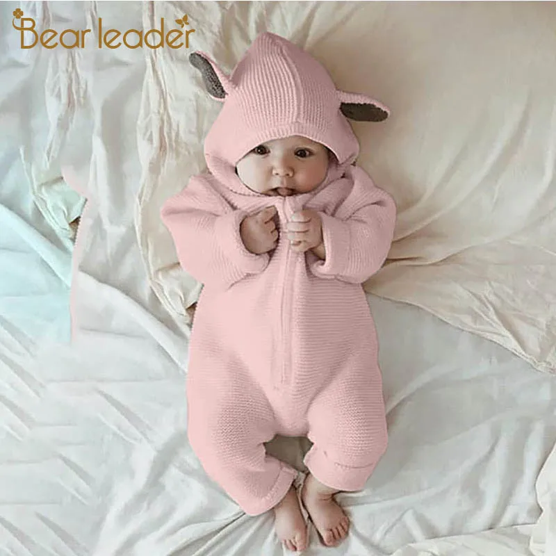 Bear Leader/Детский комбинезон для малышей Новинка сезон весна зима новорожденных