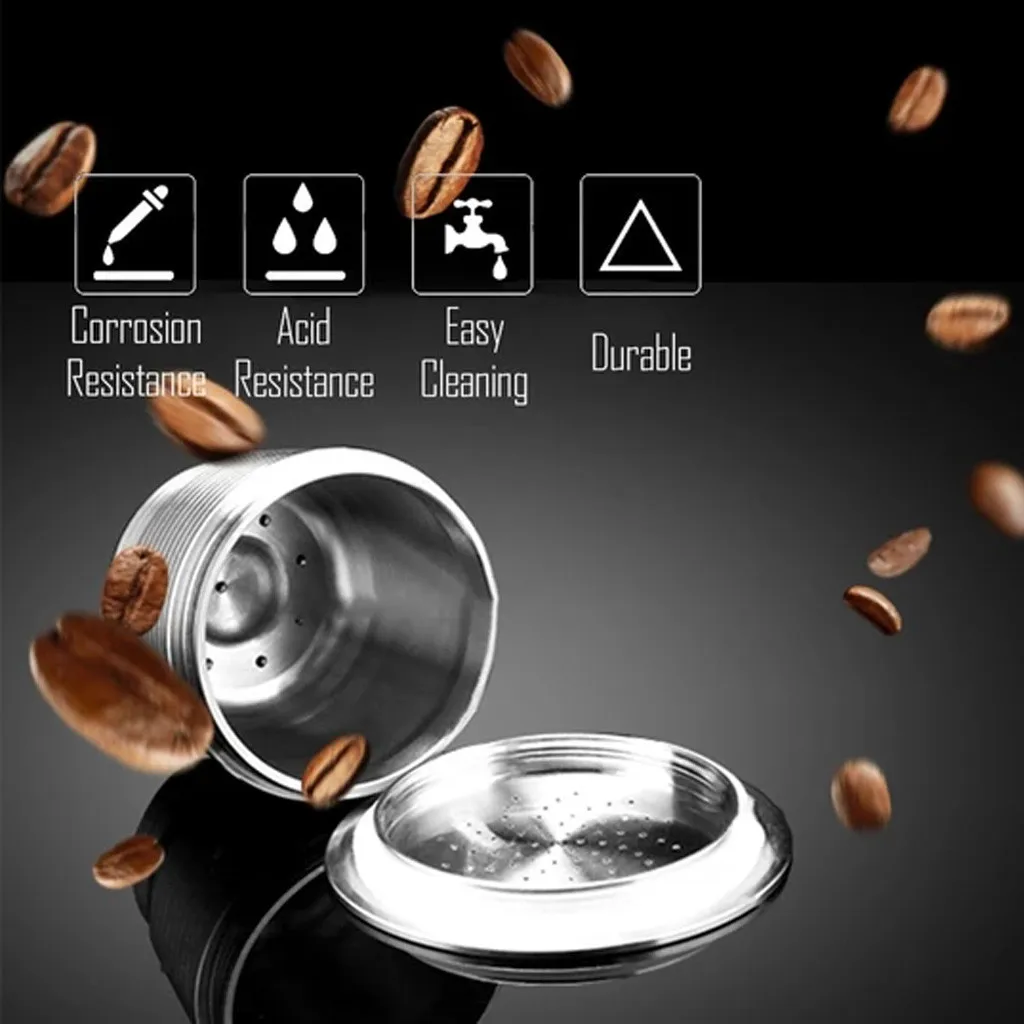 Многоразовые кофе капсулы с для Nespresso машины фильтры кухонные