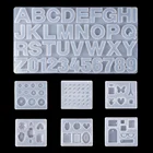 1 шт. прозрачные формы для силиконовой смолы с надписью сделай сам, клей при падении, литье, форма для эпоксидной смолы для брелока, инструменты для изготовления ювелирных изделий, аксессуары