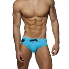 Мужская пляжная одежда в стиле пэчворк 2021, дышащие плавки, модные купальники, женские плавки, сексуальные мужские костюмы для плавания
