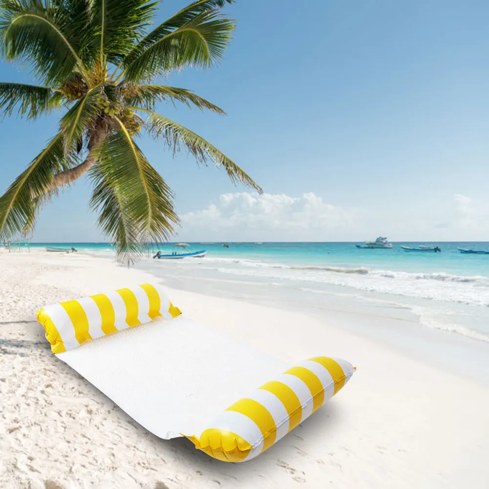 

Classic Summer Water Sports Hammock Practical Durable Multi-functional Inflatable Floating Mattress Swimming Lounge Bed