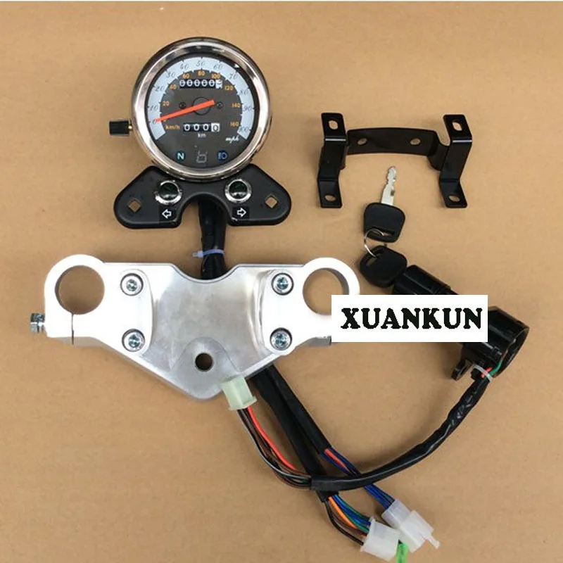 GN125 мотоцикл ретро модифицированный одинарный одометр комплект инструмент