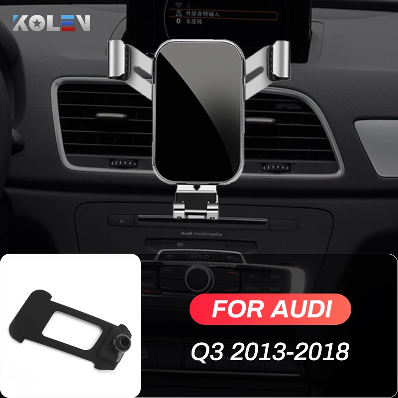 

Автомобильный мобильный телефон держатель для Audi Q3 2013 2014 2015 2016-2018 GPS тяжести стенд, устанавливаемое на вентиляционное отверстие в салоне авт...