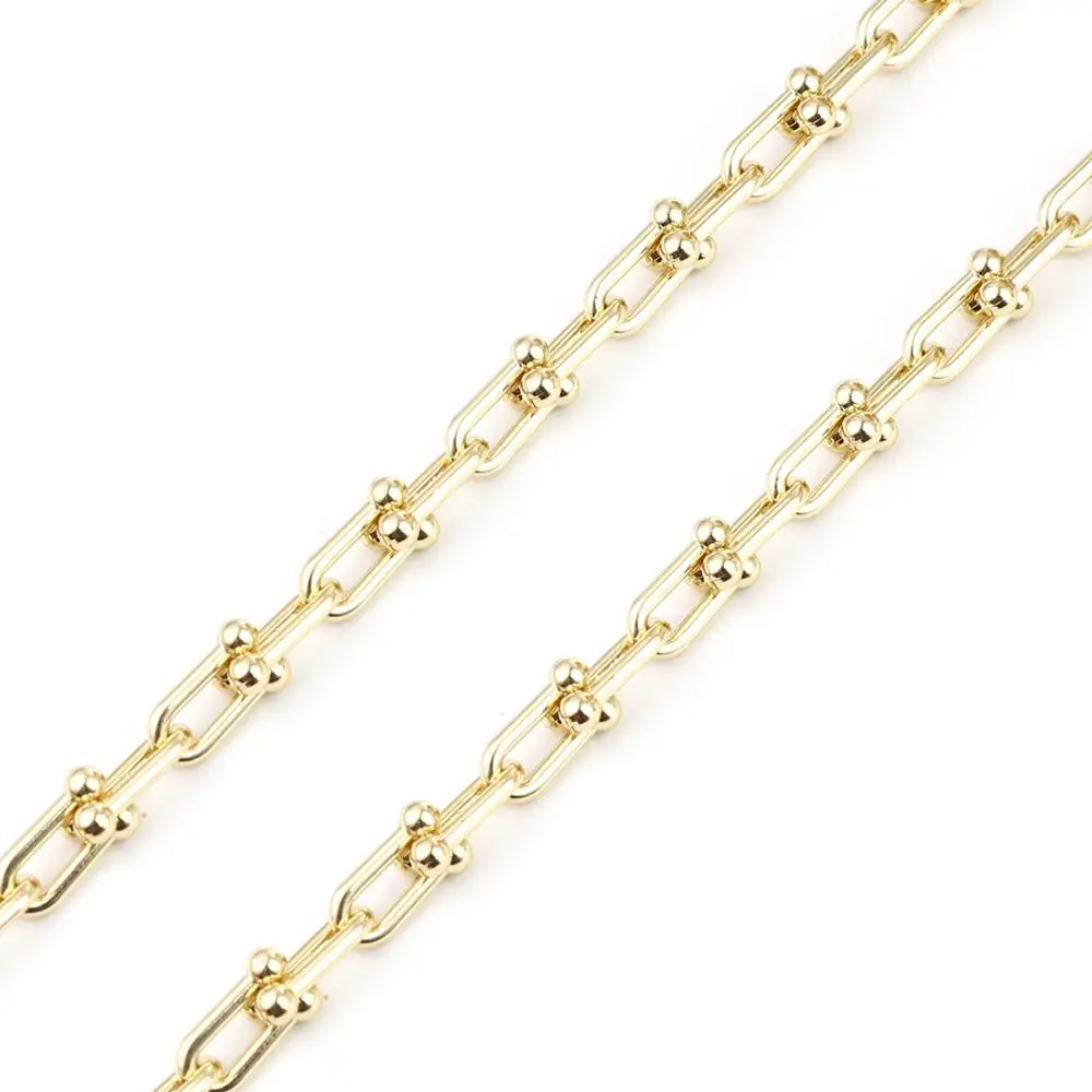 

DoreenBeads, Модная медная эмалированная цепочка, U-образный цветок, разные цвета, для самостоятельного изготовления ожерелья, браслетов, ювелирн...