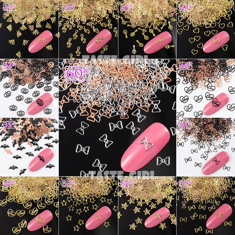 400 шт./упак. Хэллоуин тыква лицо ведьмы паутины летучей мыши звезды металлические