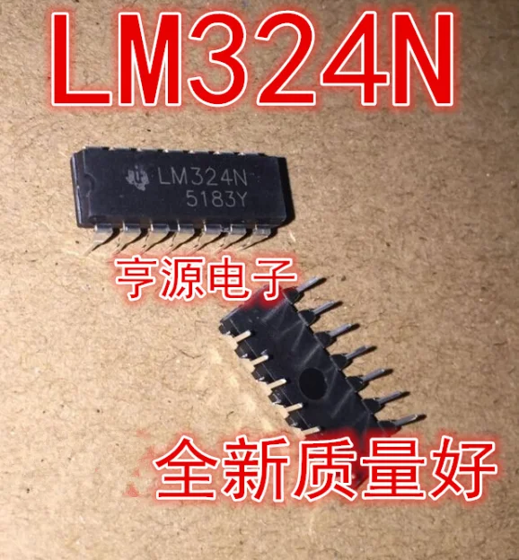 50 шт. Новый LM324 LM324N DIP - 14 четырехходовой операционный усилитель вставленный прямо