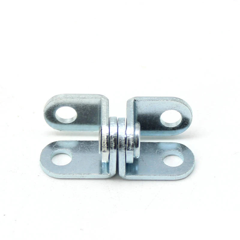 

Special Special-shaped Hinges Small Miniature Bending Hinge Iron Plating Blue Zinc 6pcs