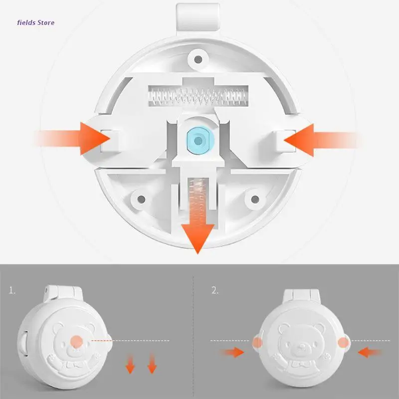 

XX9E Button Security Lock Car Washing Machine Computer Key Start Protection Cover Baby Safety Prevent Pressing Device