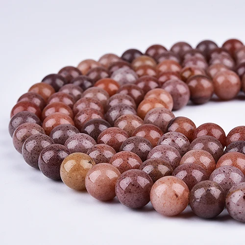 Пурпурный авантюрин Asingeloo натуральный кристалл драгоценный камень бусины