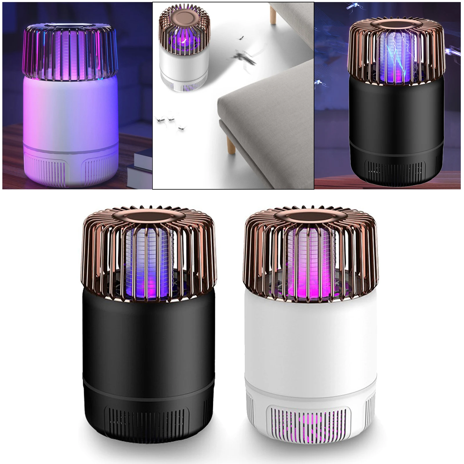 

Electric LED Mosquito Killer Light USB Rechargeable Camping Insect Zapper Mosquito Trap Mosquito Repellent