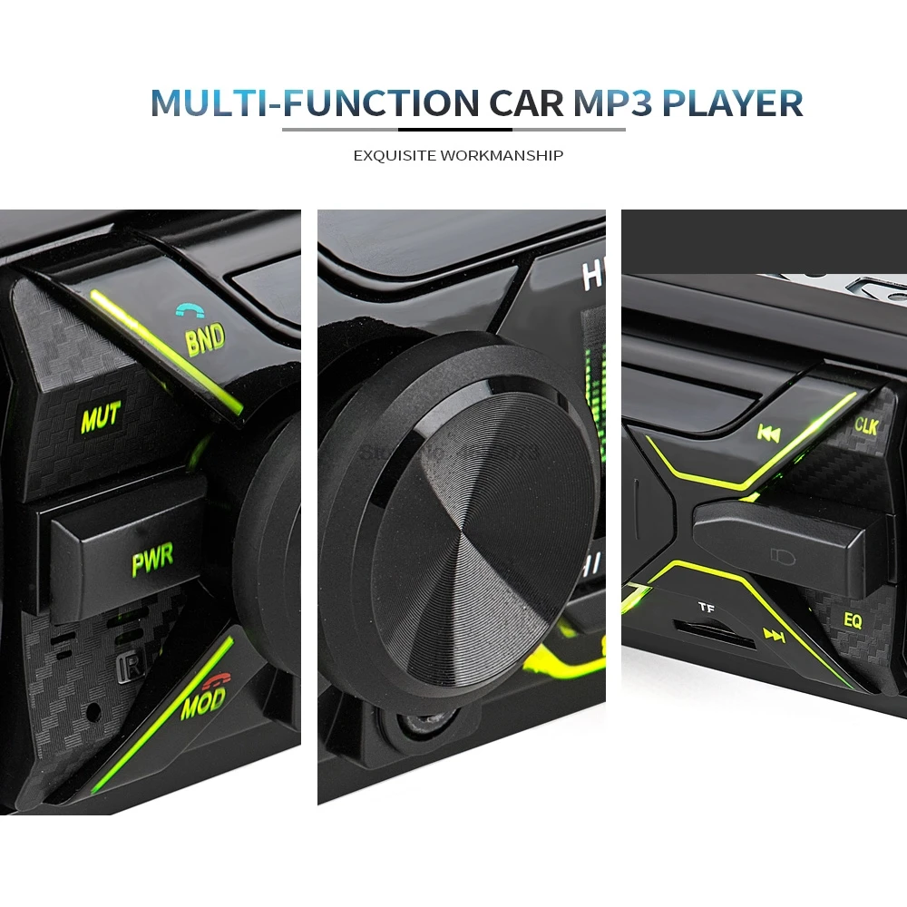 От DHL или Fedex 10 штук новый автомобиль радио стерео проигрыватель Bluetooth телефона AUX