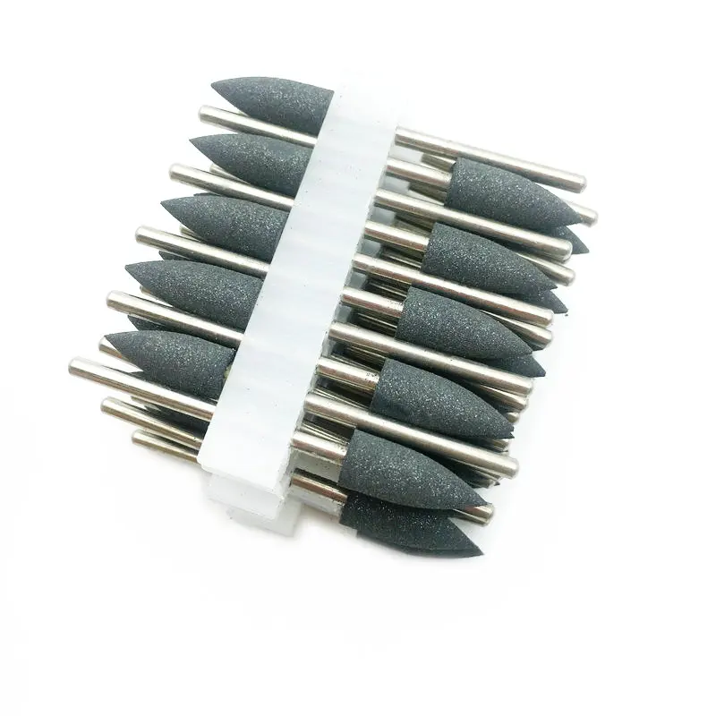 50 шт. черная резиновая силиконовая насадка для полировки шлифовки 2 35 мм сверла