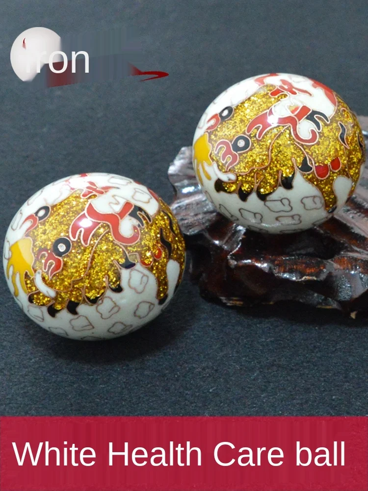 Baoding специальный Массажный мяч Sanbao перегородчатый белый для фитнеса Qilin ручной