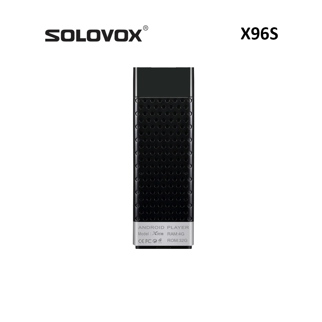 Приставка Смарт-ТВ SOLOVOX Android 9 0 4 + 32 ГБ S905Y2 2 дюйма Wi-Fi | Электроника