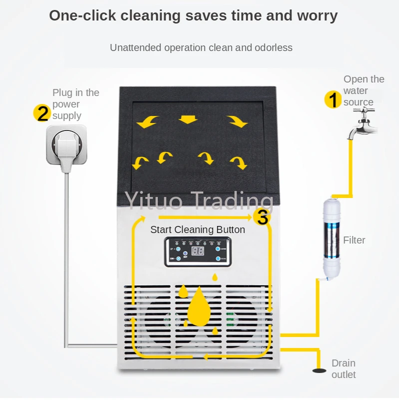 Коммерческая интеллектуальная автоматическая машина для производства кубиков