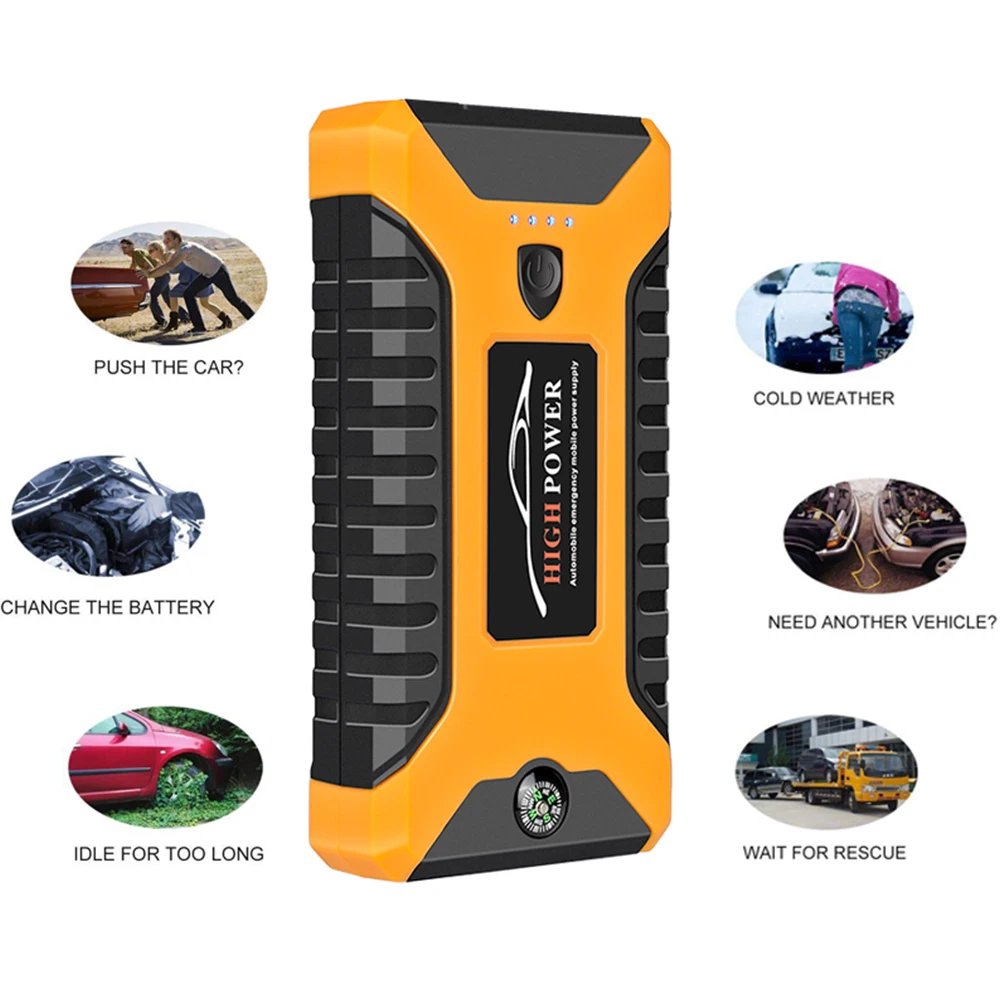 600A 20000 мАч пусковое устройство Power Bank Автомобильный Аккумулятор Booster аварийное