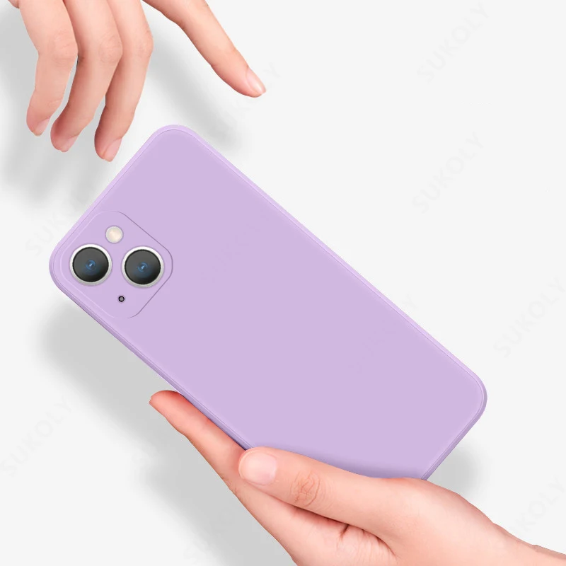 Original official Liquid Silicone Case For iPhone 14 Pro 11 13 12 Pro Max XS Max X XR Case For iphone 7 8 SE 2022 Soft Cover