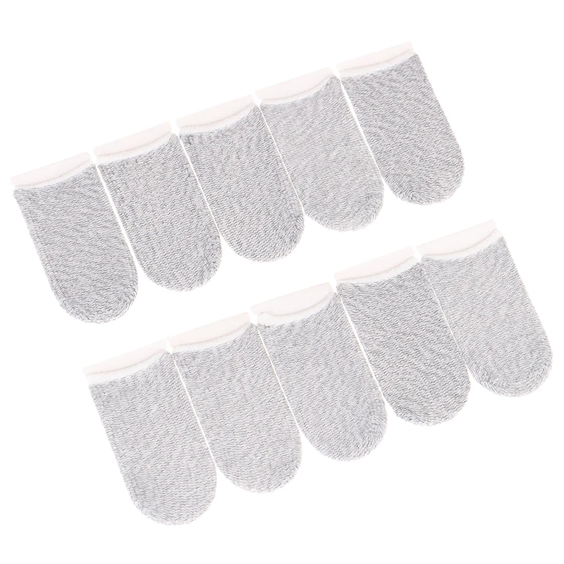 

10Pcs Mobile Game Sweat-proof Fingers Gloves Touch Screen Thumbs Finger Sleeve