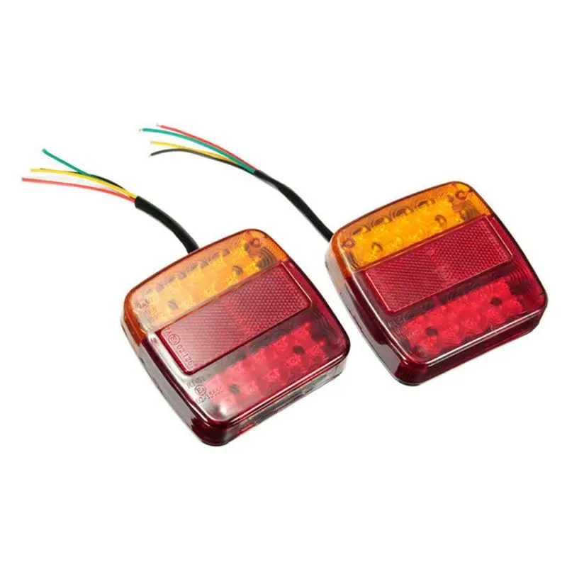 

12V 20 LED Taillight Car Trailer Universal Two-color Car Turn Signal Light