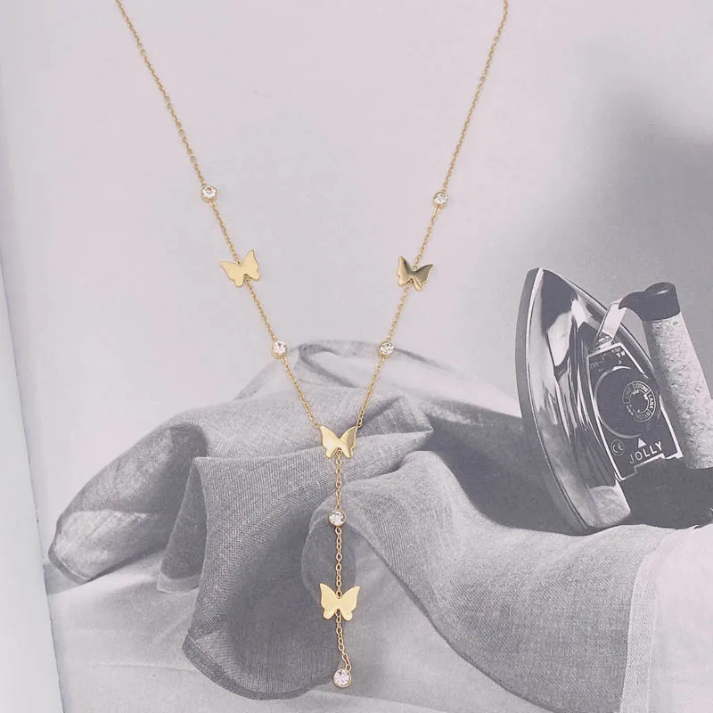 

Vankeliif простое женское ожерелье из нержавеющей стали в различных стилях классических, простых и модных аксессуаров