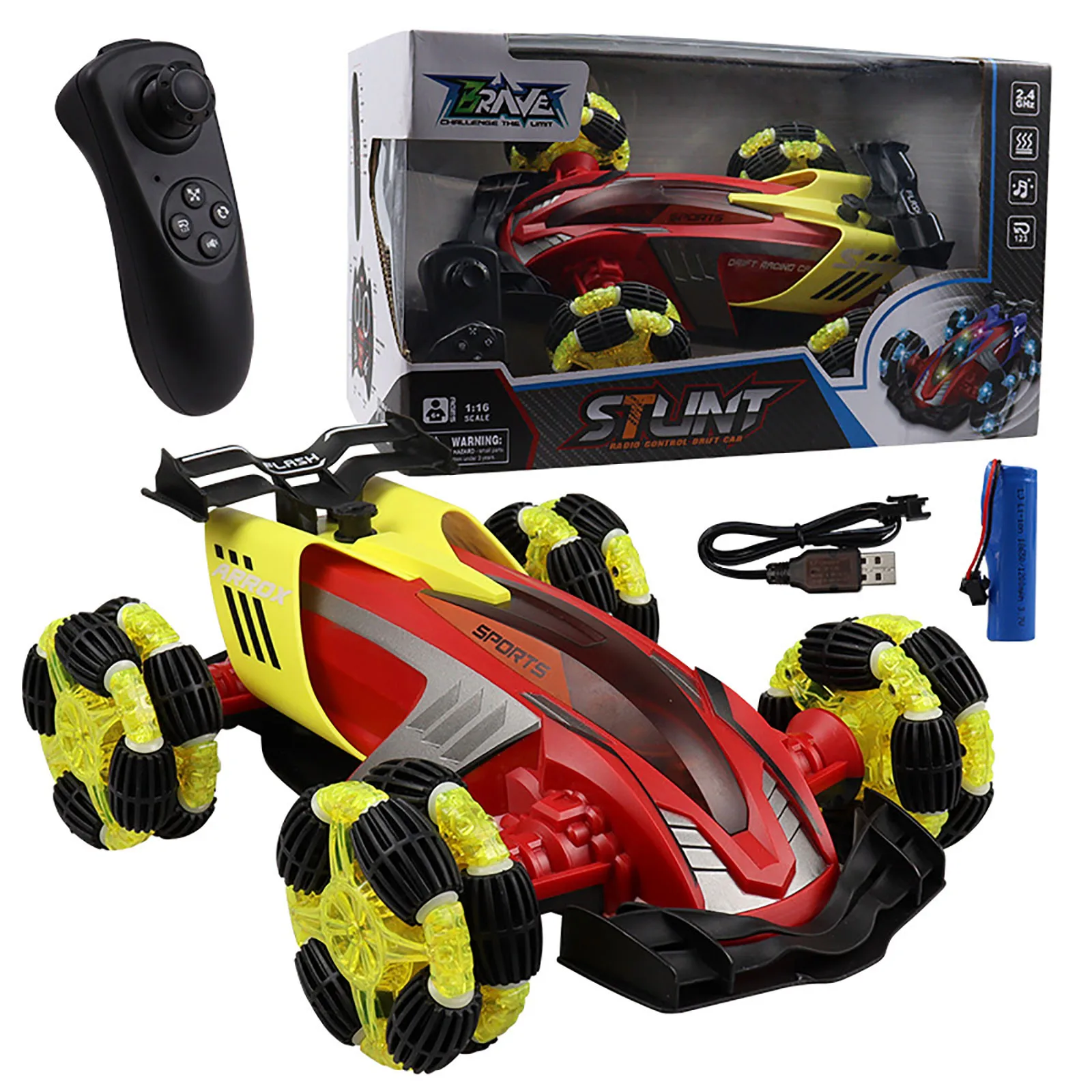 

2021 New RC Car Induction Stunt Car Four-Wheel Drive Light Spray Car Toy Car Popular Spray Type Remote Control Car Festival Gift