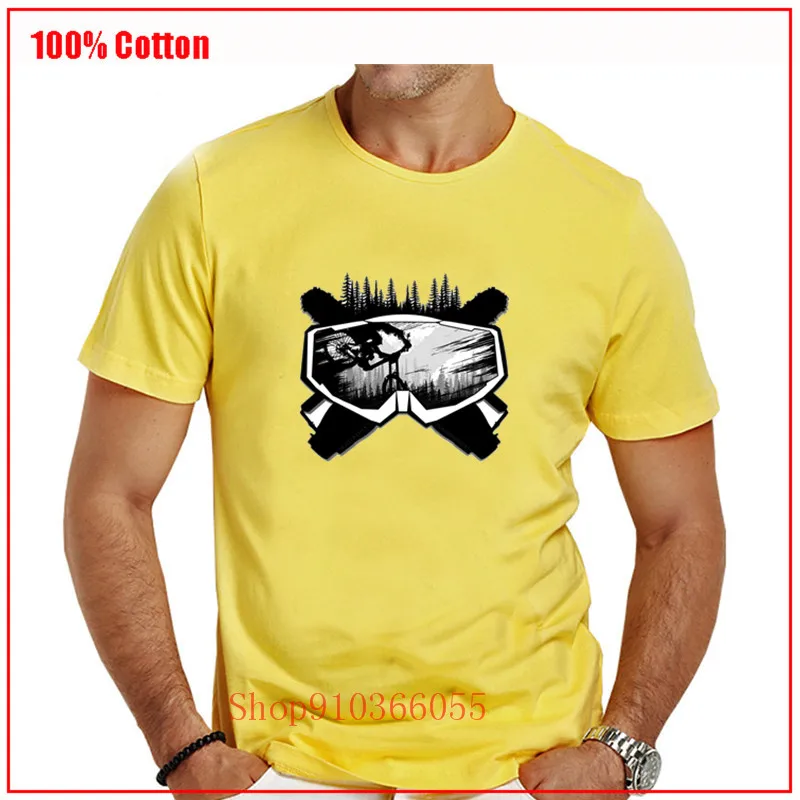 Горный велосипед езда на диких велосипедах эндуро bmx футболка открытом воздухе