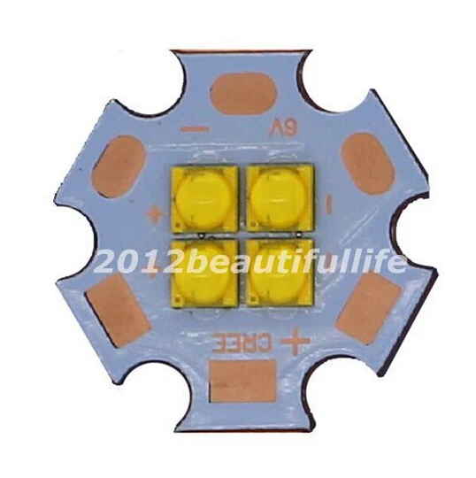 3V 6V 12V оригинальный Cree ХТЕ XT E белого синего цвета и 4 Вт 20 высокой мощности