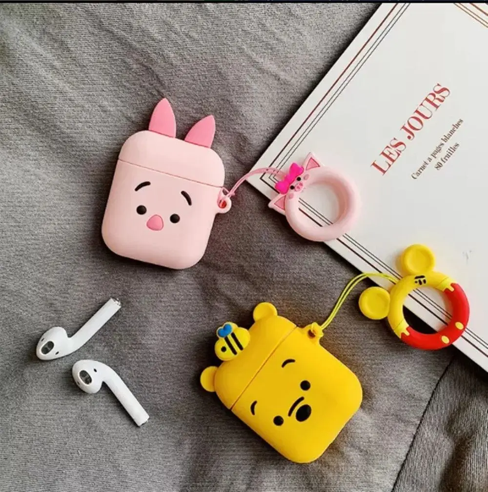 Для AirPods чехол милый мультфильм защитный чехол прекрасный для Airpods беспроводные наушники чехол для Air pods аксессуары чехол для наушников