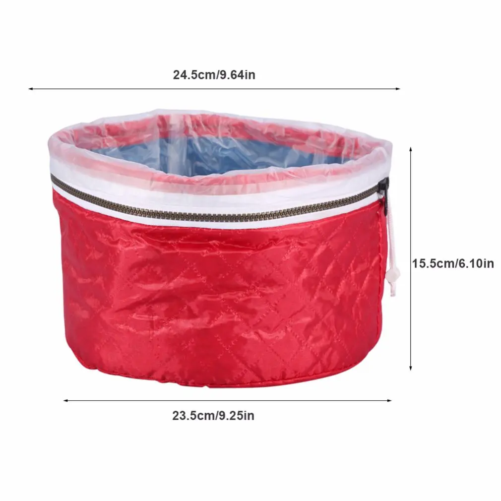 

Three-Speed Adjustable Electric Heating Cap Hair Treatment Steamer Hair Mask Baking Oil Cap Hair Care Thermal Treatment SPA Cap
