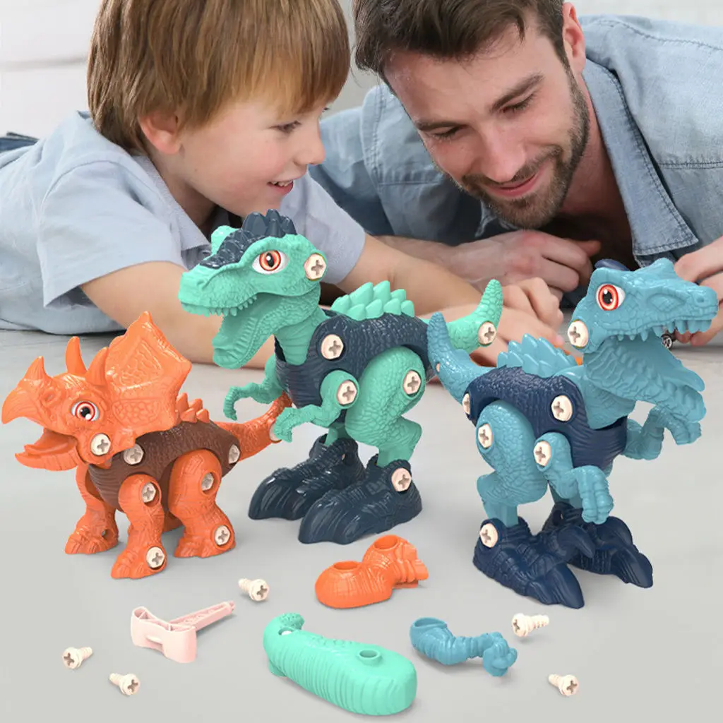 

Kids Take Apart Dinosaur Toy with Screwdriver DIY Assembly Learning Stem Toy