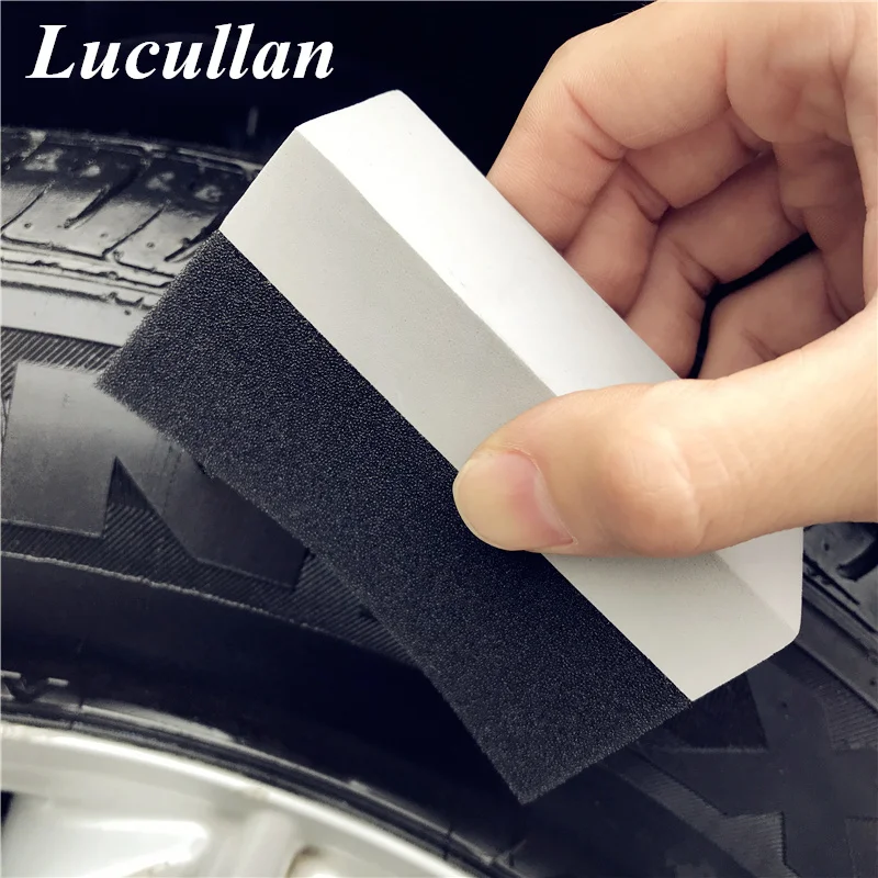 Щеточка Lucullan U-образная для полировки шин составная губка ARC Edge губчатая шина 2 шт.