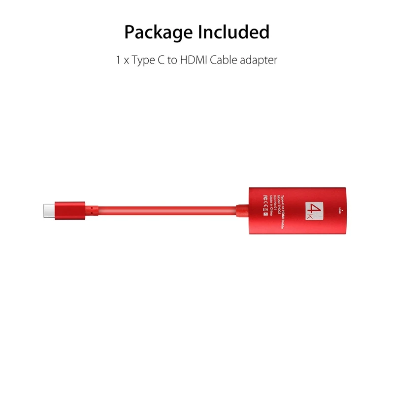 USB-C адаптер Type-C для HDMI HDTV 4K x 2K UHD Type C Samsung Galaxy S9 S8 + Note 8 20 см | Электроника