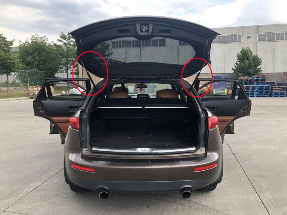2 шт авто задняя дверь багажник liftgate газ заряженный стойки Лифт поддержка для Infiniti FX35 FX45 2003-2006 2007 2008 20,72 дюймов