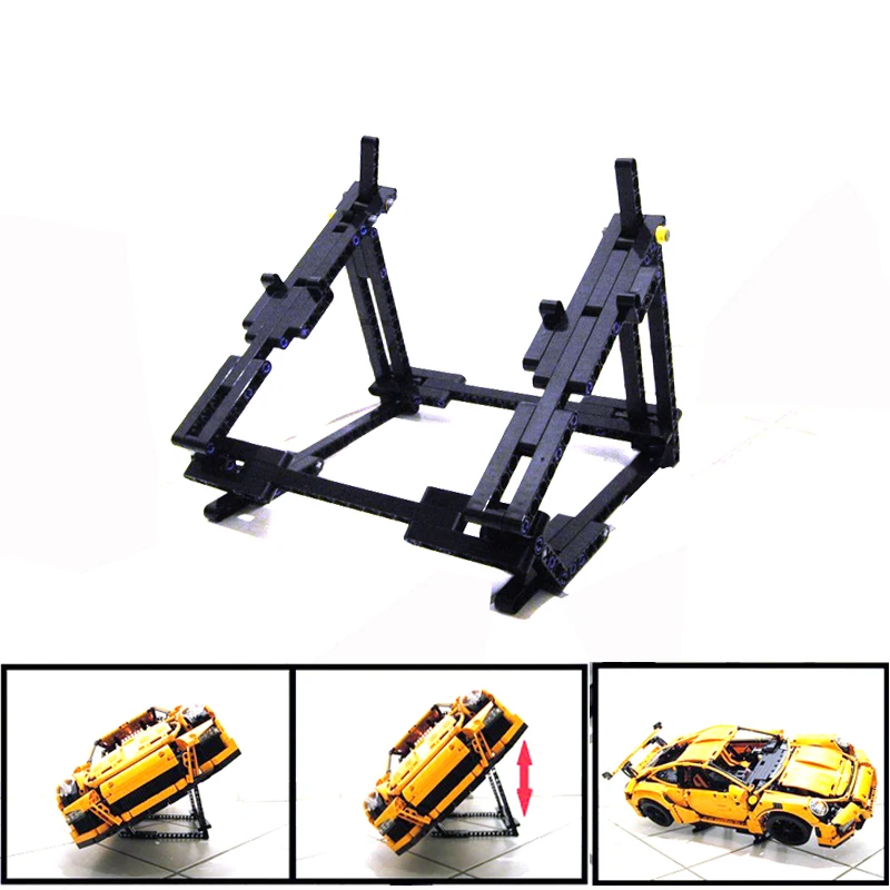 Новый технический конструктор MOC, Регулируемый боковой вертикальный стенд, набор деталей для 42056 строительных блоков, кирпичи, модели, выставочные стенды, игрушки «сделай сам»