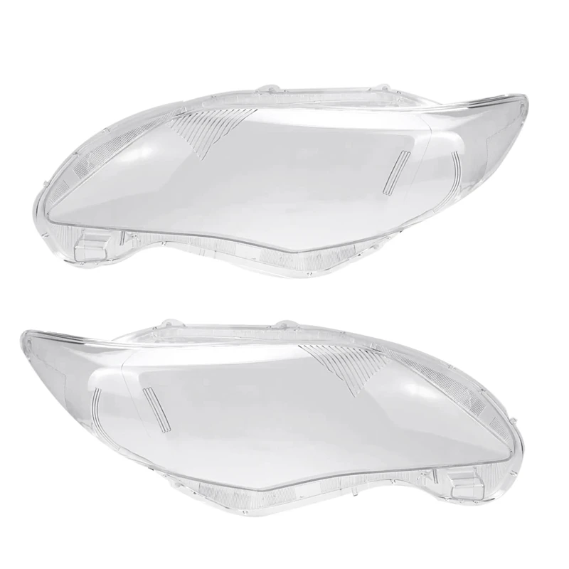 

Для Защитные чехлы для сидений, сшитые специально для Toyota Corolla 2010-2013 автомобильный боковой головной светильник Прозрачная крышка объектива ...