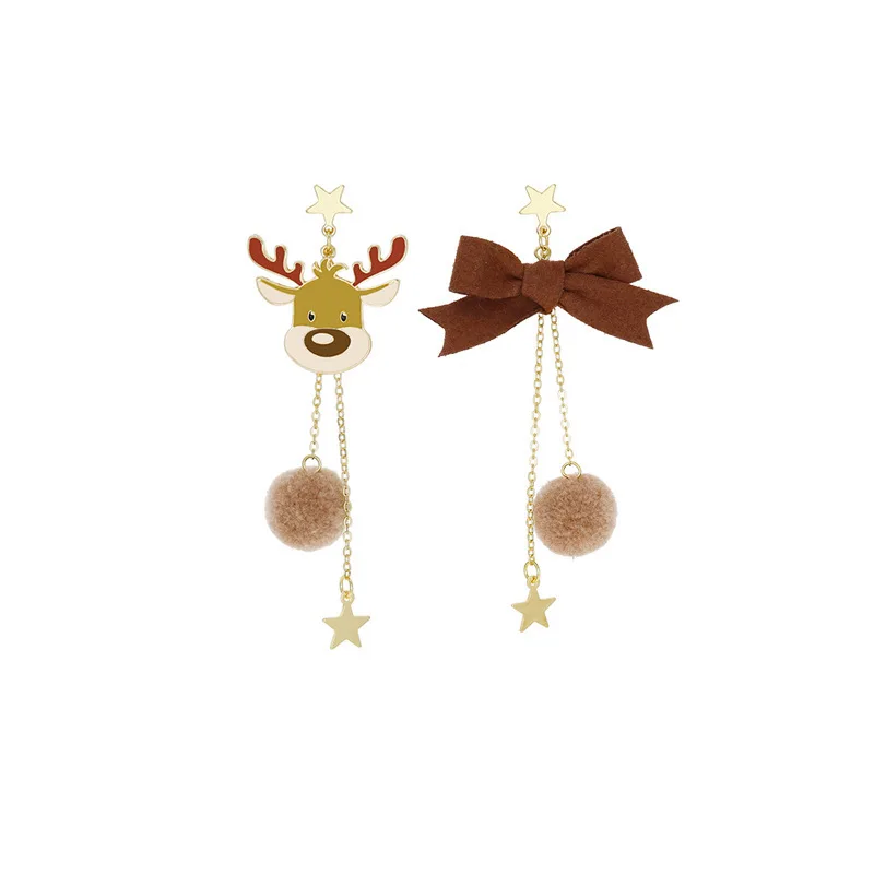 

2020 New Fashion Hot Sale Women's Earrings Sweet Bowknot Star Tassels Earrings For Women Girl Party Jewelry Gifts Wholesale