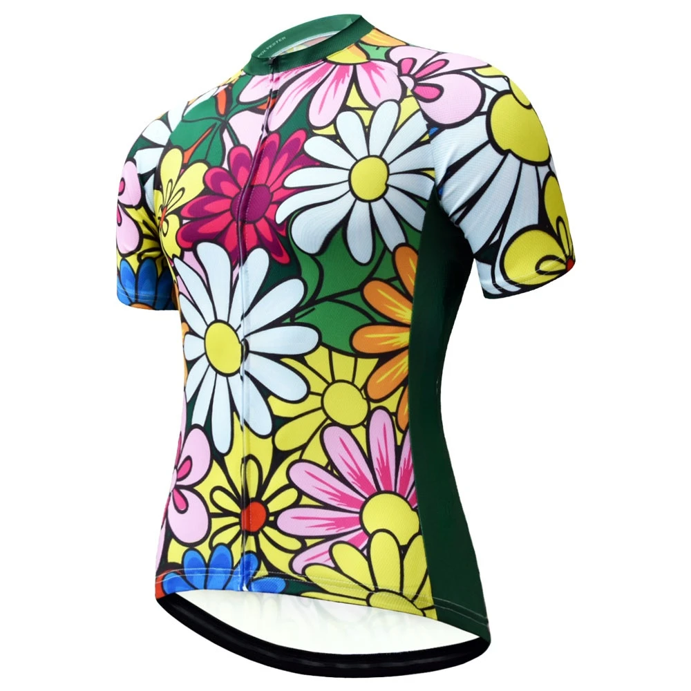

2021 New Cycling Jersey of Women with Short Sleeves Summer Mtb Bicycle Shirt Sublimated Impression Clothes Bicycle Wear