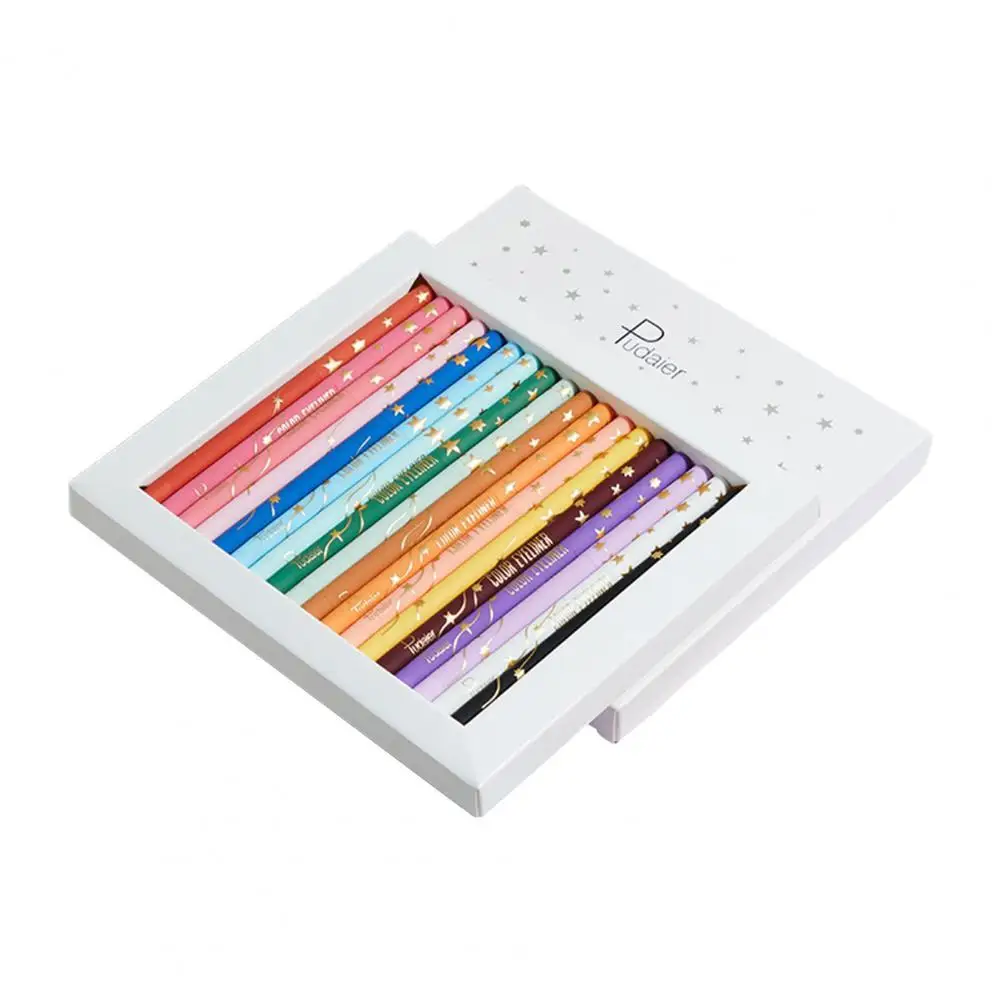 

1 Набор, стильная женская подводка для глаз, цветная подводка для глаз, не выцветающая подводка для глаз