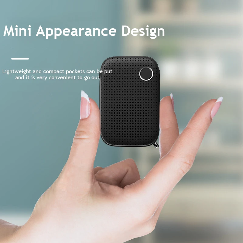 Мини Радио Портативный fm-радио ресивер Bluetooth динамик с стерео объемный громкий